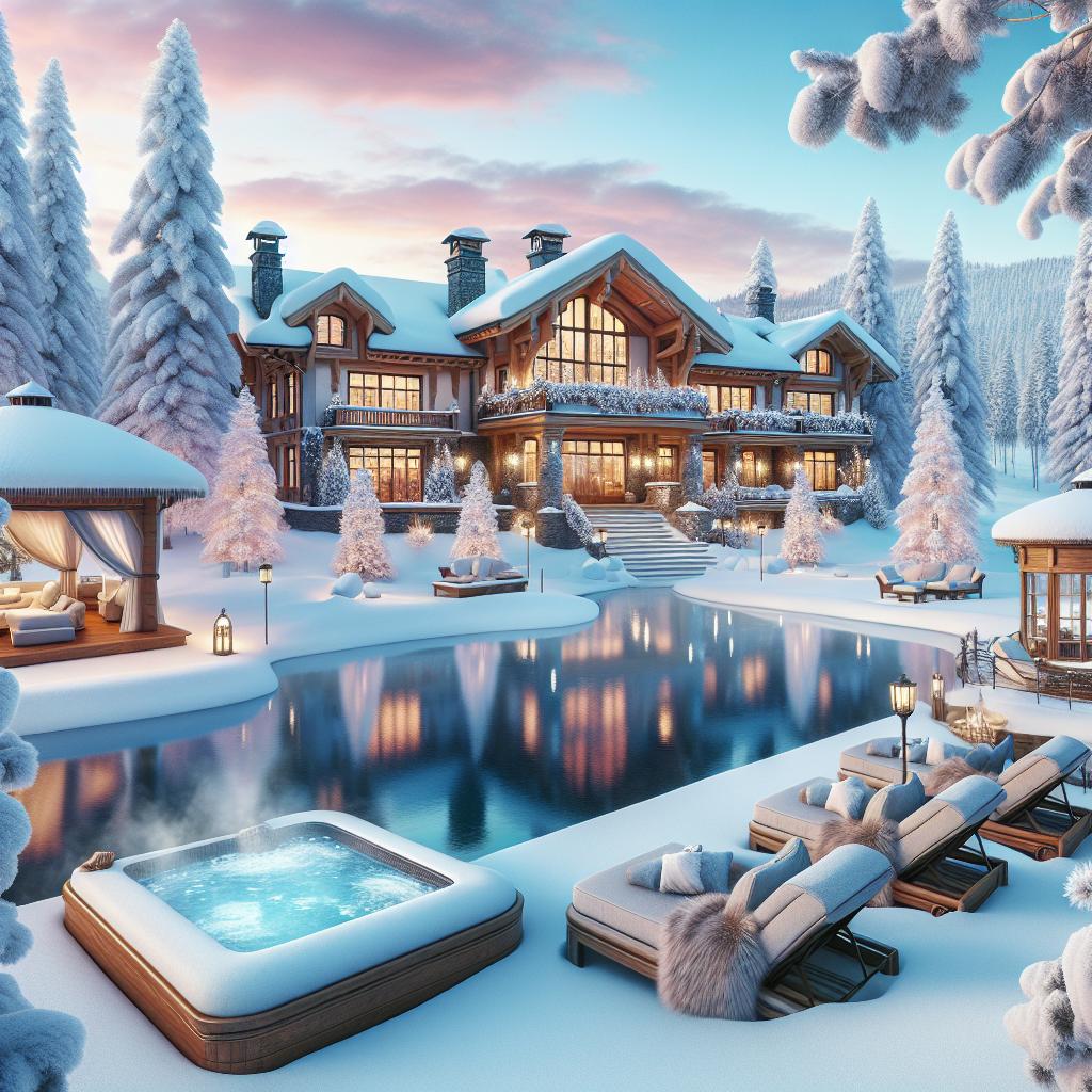luxury vacations: 1. Exploring European winter wonderlands. No text.
