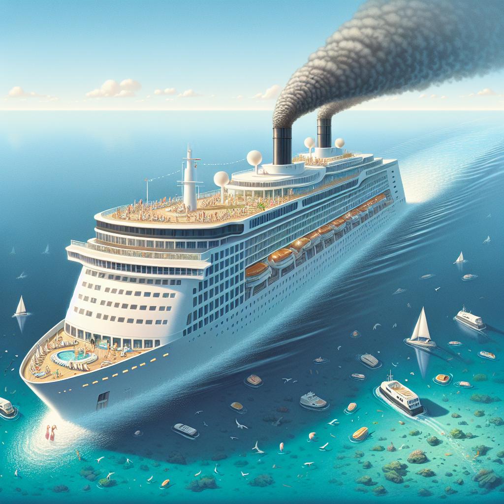 luxury vacations: 3. Environmental impact of Cunard's upcoming voyages. No text.