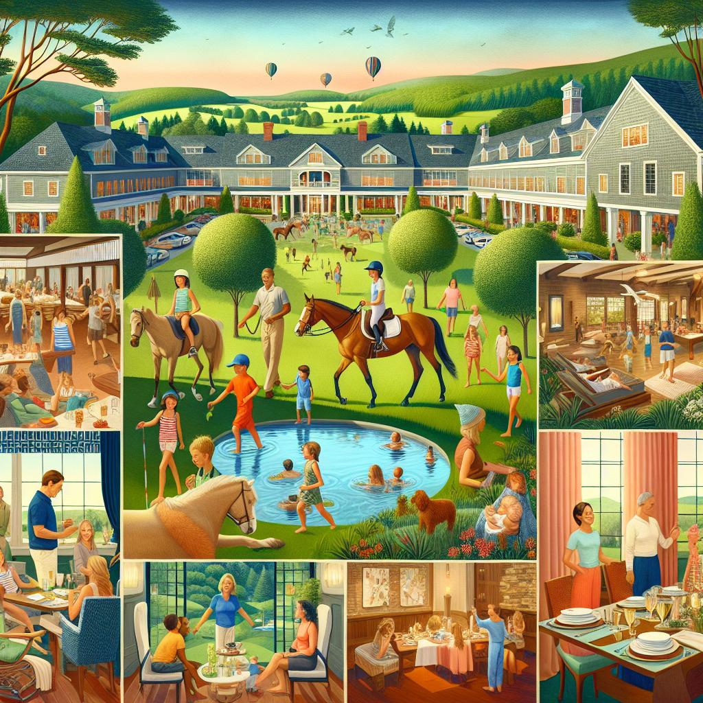 luxury vacations: 3. The impact of Family Week on Miraval Berkshires. No text.