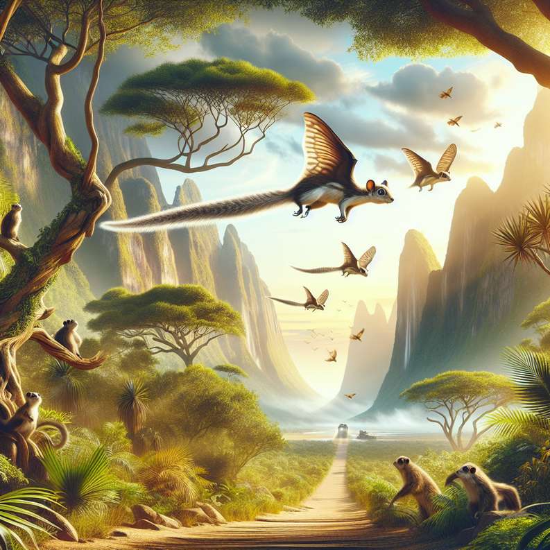 African Safari Excitement Be Amazed by Flying Squirrels on Walking Trail.jpg: luxury vacation