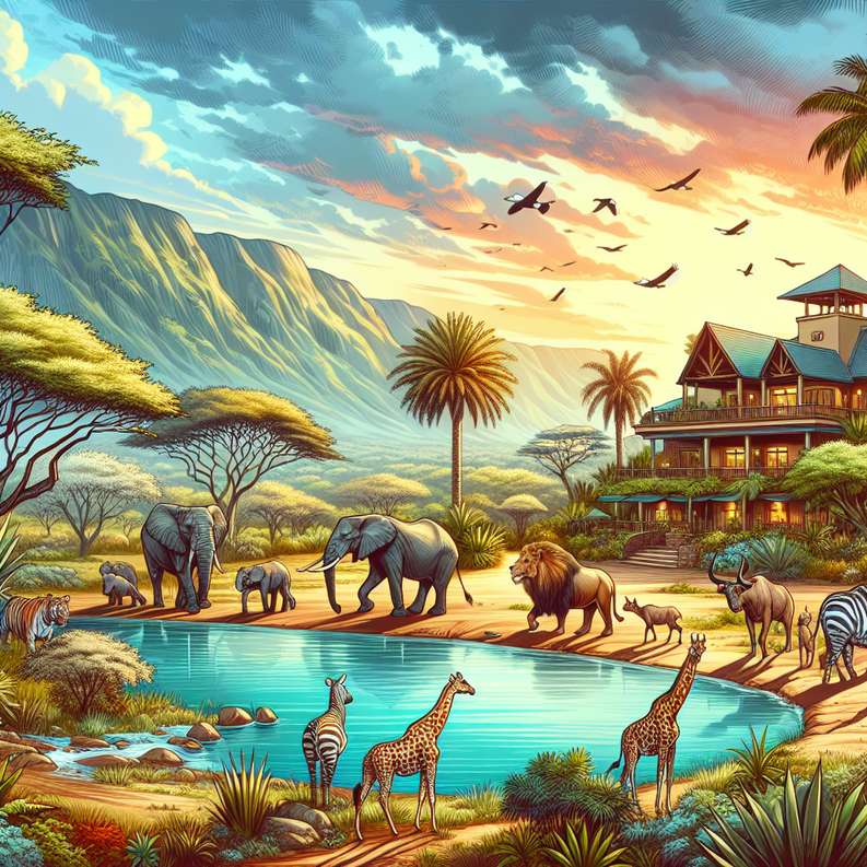 African Safari Luxury Escapes in Babohis MalariaFree Big 5 Haven.jpg: luxury vacation