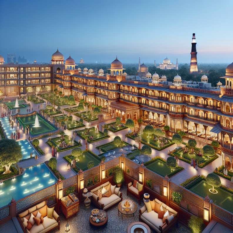 Experience the Lap of Luxury 5Star Vacation Hotspots in New Delhi.jpg: luxury vacation