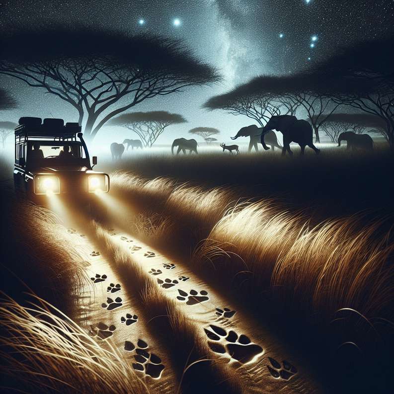 Exploring the Thrilling Nighttime Safari Adventures in Africa.jpg: luxury vacation