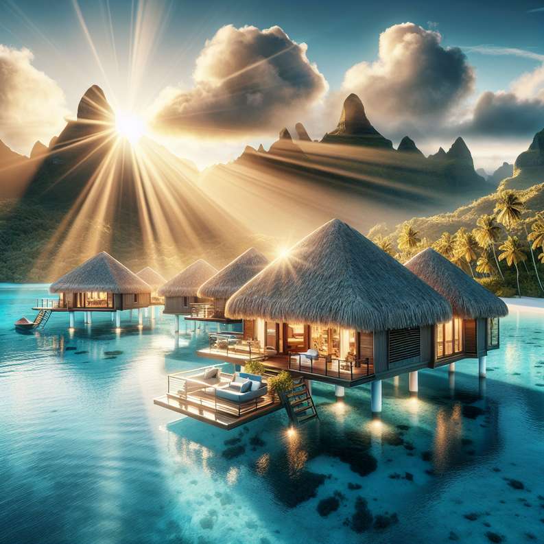 Luxurious Overwater Bungalows 5Star Vacations in Bora Bora.jpg: luxury vacation