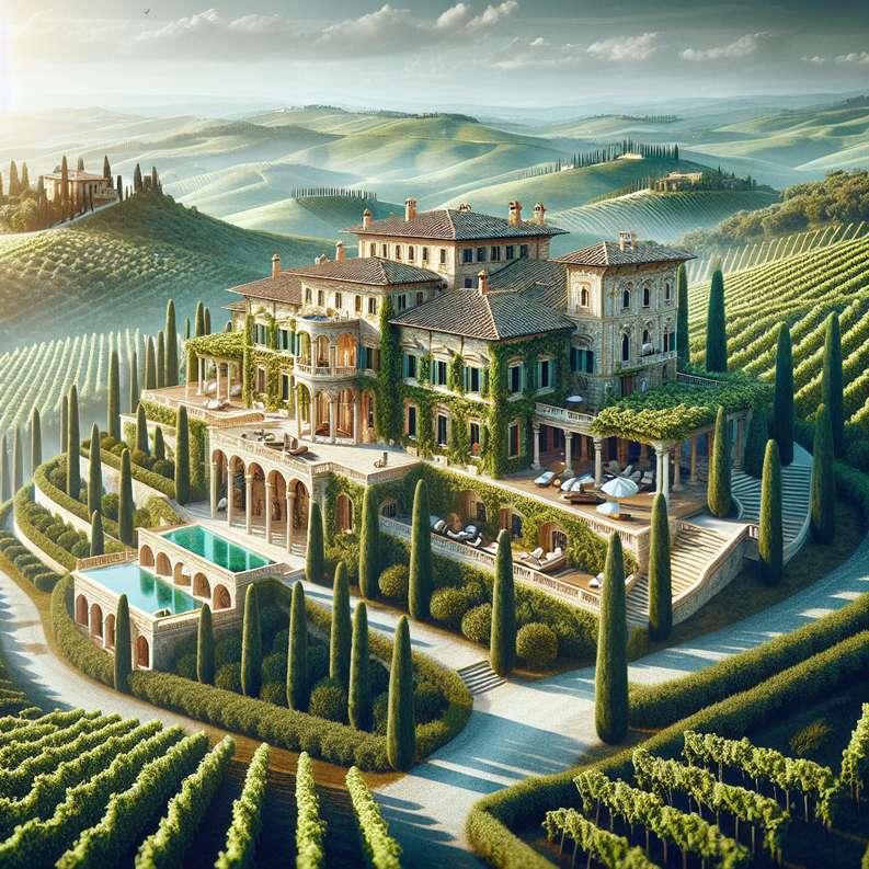 Luxury Escapes Unveiling the Opulence of 5Star Vacations in Tuscany.jpg: luxury vacation
